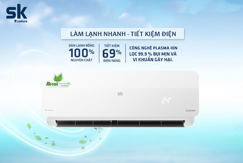 làm lạnh nhanh tiết kiệm điện