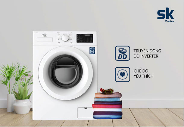 Máy giặt Sumikura SKWFID-88P1 DD Inverter