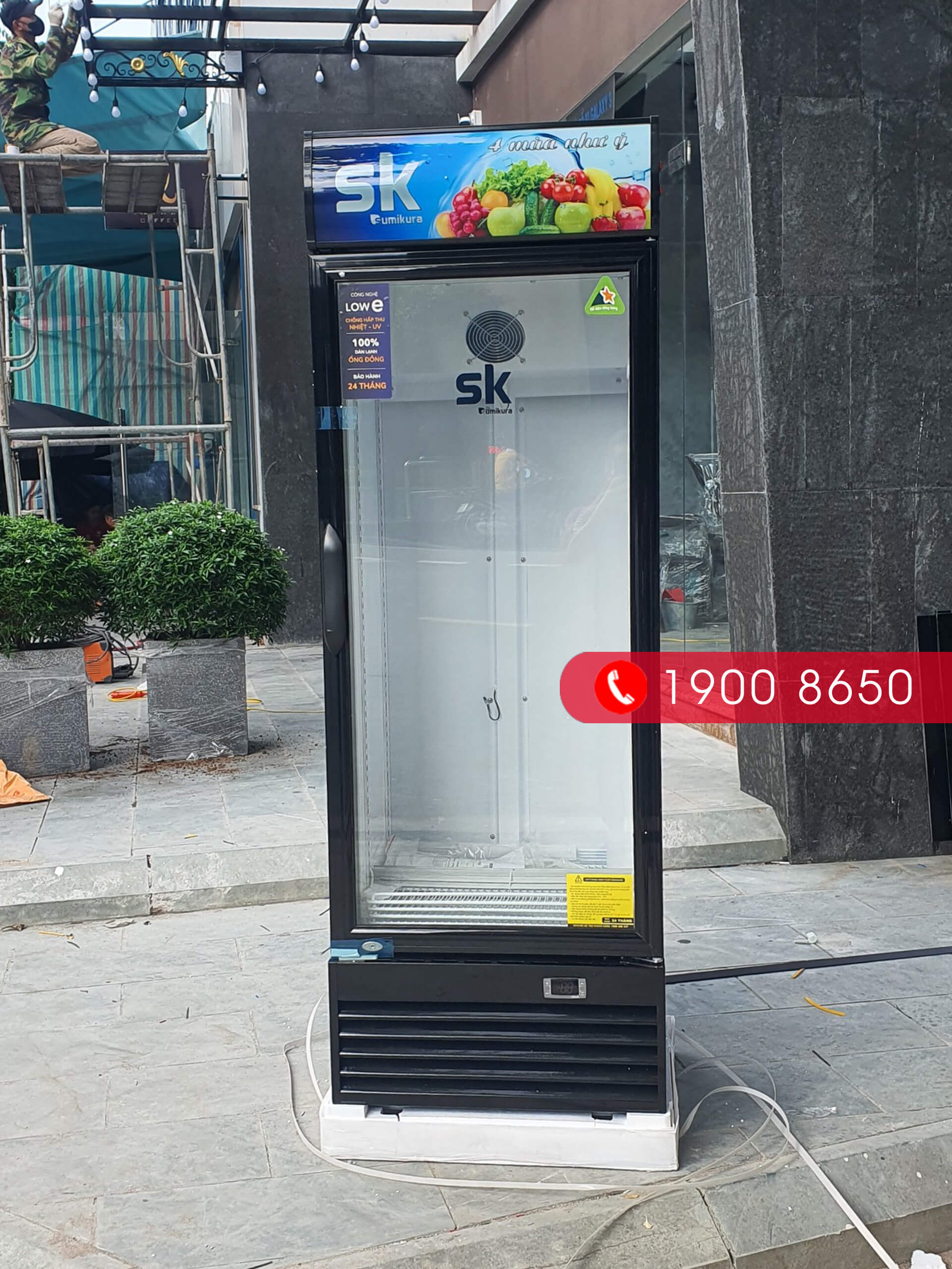 Hình ảnh thực tế tủ mát Sumikura SKSC-300