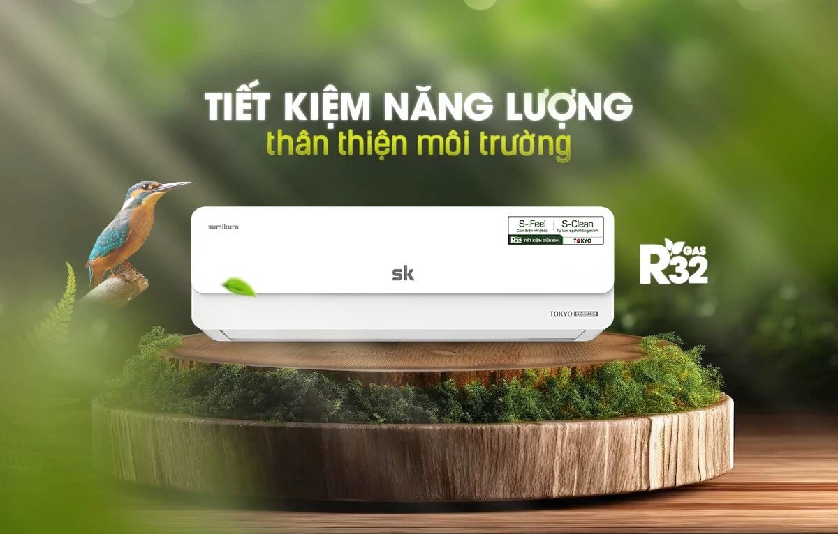 Gas R32 tiên tiến thân thiện môi trường