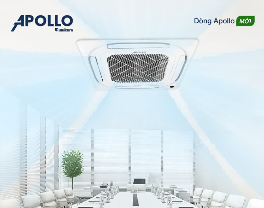 Điều hòa cassette Apollo 1 chiều