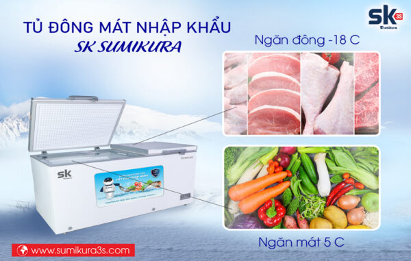 Tủ đông mát Sumikura