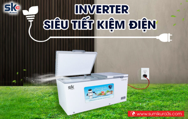 Tủ đông mát Sumikura công nghệ inverter