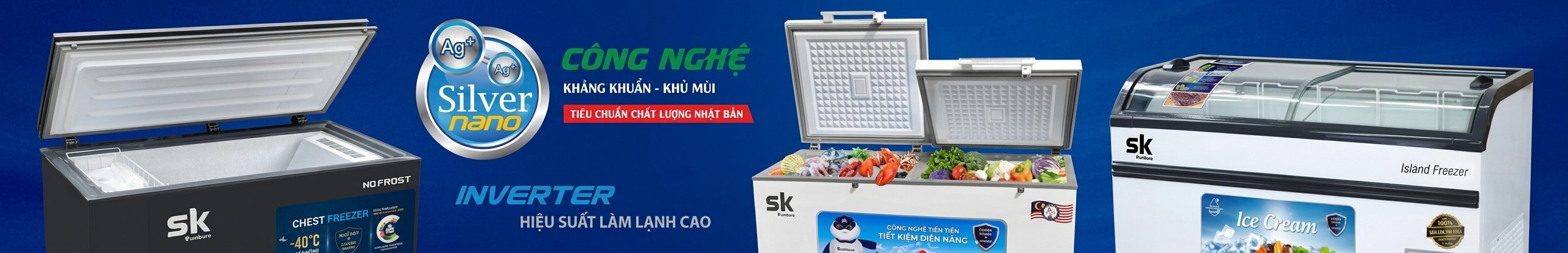 Banner khuyến mãi tủ đông sumikura 2026