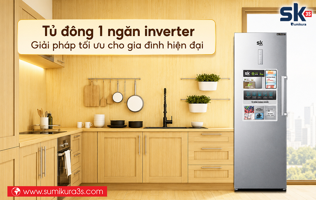 Tủ đông inverter Sumikura SKFU-350HSN.I