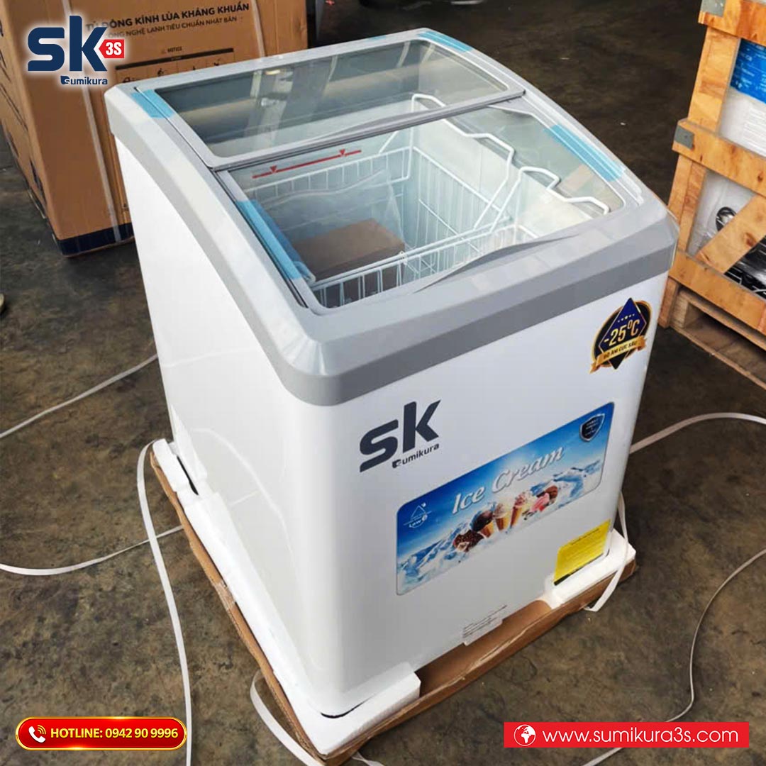 Tủ đông nắp kính Sumikura SKFS-165C